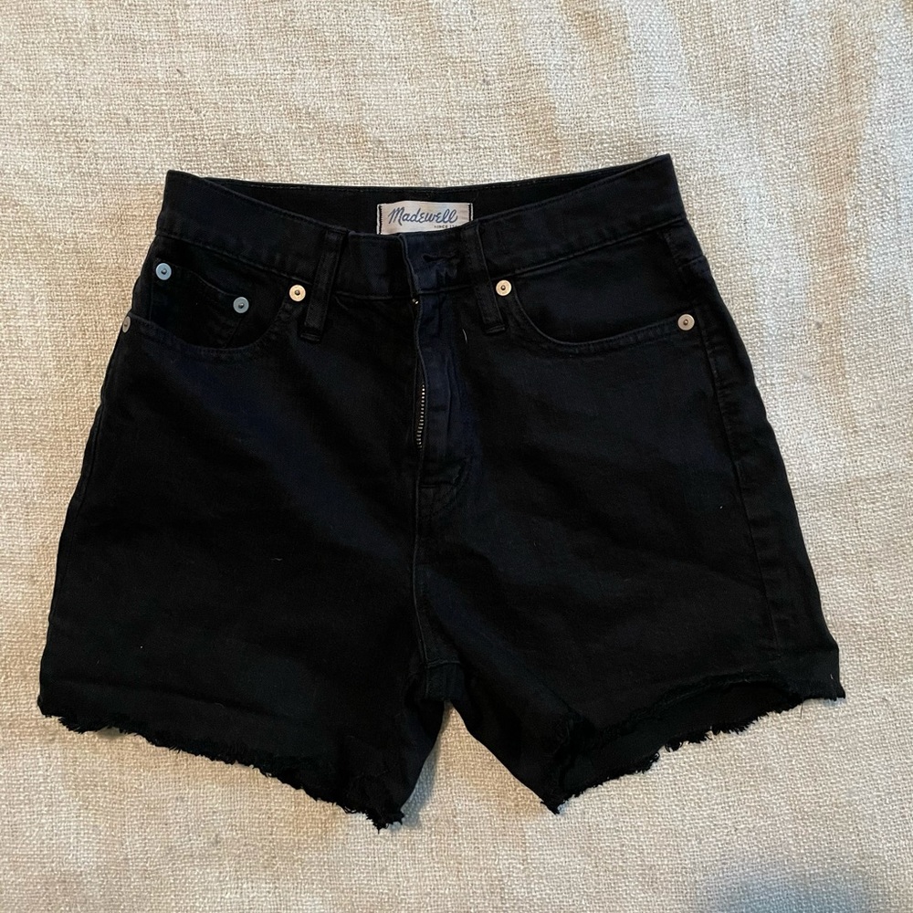 Madewell black Jean Shorts size 24